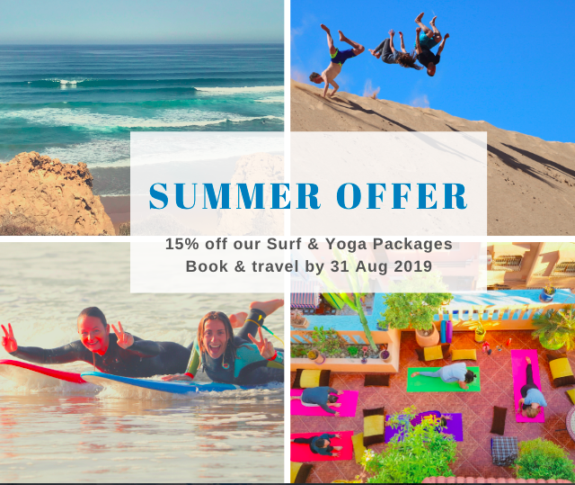 offre 15% surf et yoga package été 2019