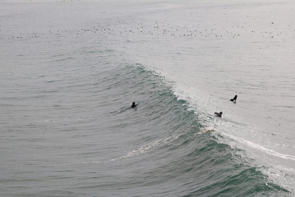 A wave pumping at Panorama Beach, Morocco, showcasing the beautiful surf conditions at this popular spot.