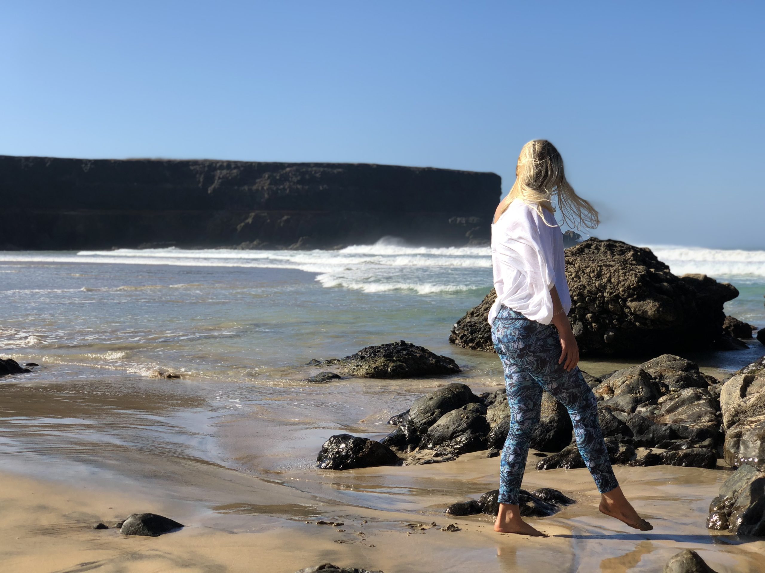 Surfeuse à Fuerteventura